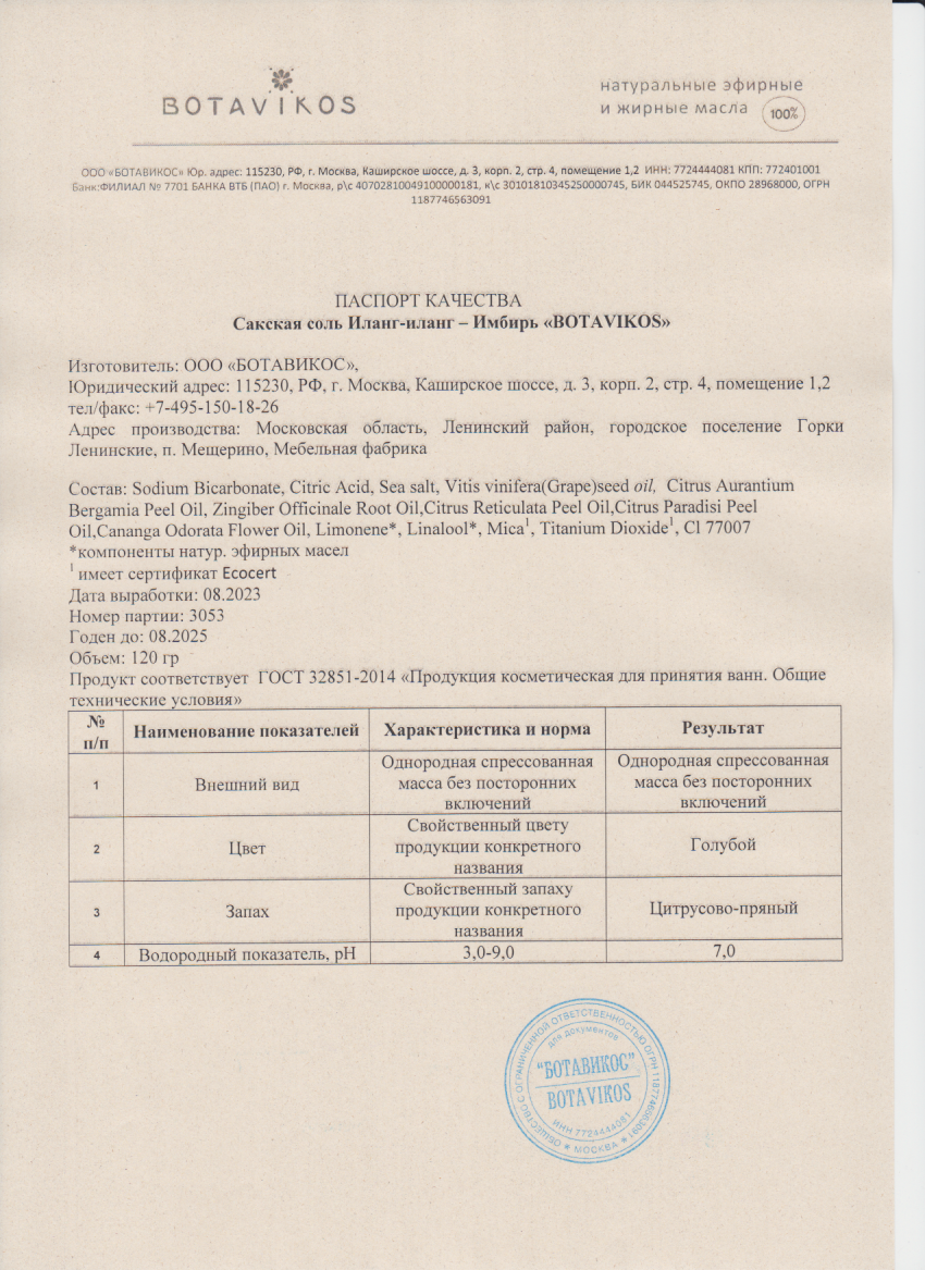 Паспорт №082023
